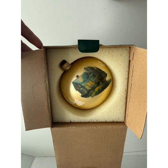 THOMAS KINKADE Painter Of Light Brushworks Collection Christmas Ornament Holiday - Picture 2 of 14